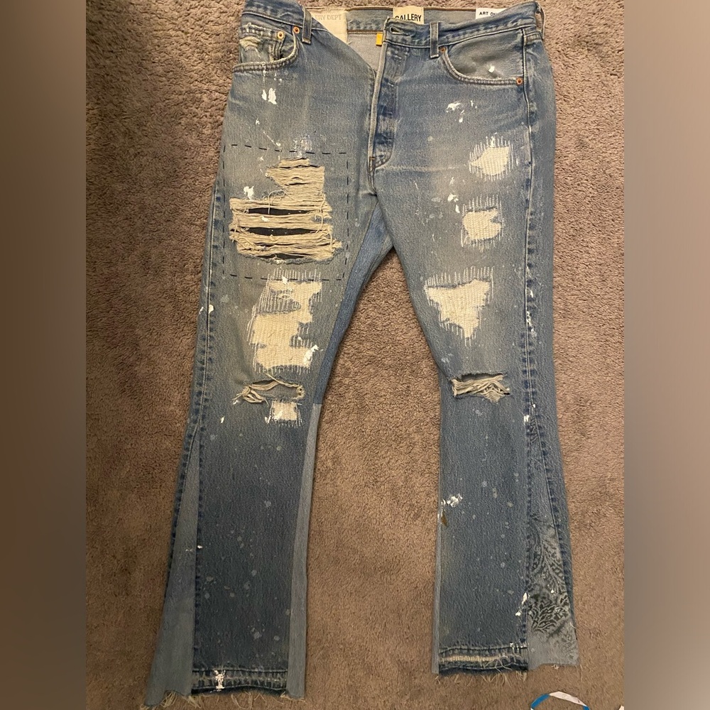 gallery dept flare denim